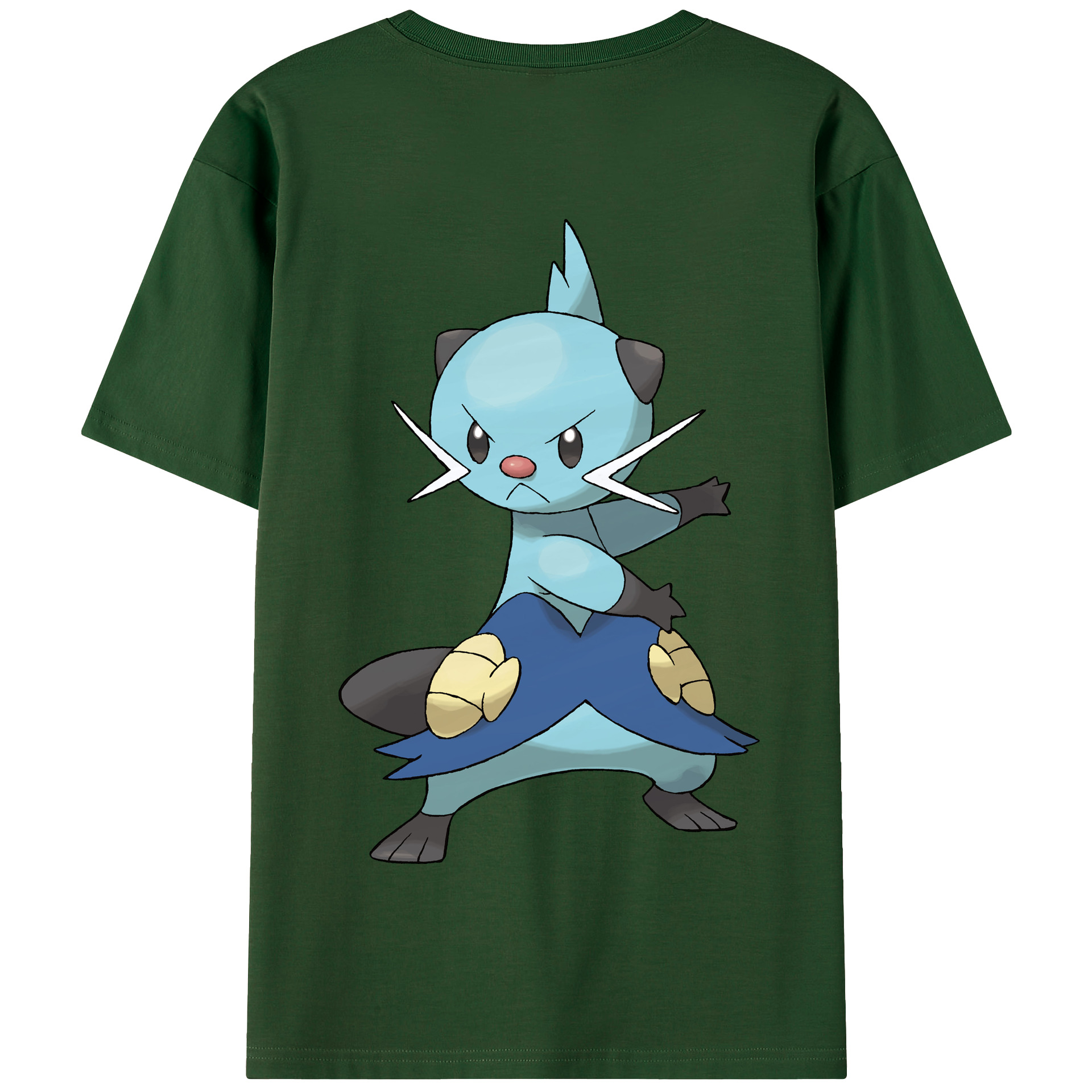 （画像用） ポケットモンスター Pokémon 綿100％半袖Tシャツ（背面プリント）